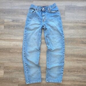 Vintage 90s Limited Jeans USA Wide Leg Light Wash Denim Pants Size 4 Regular